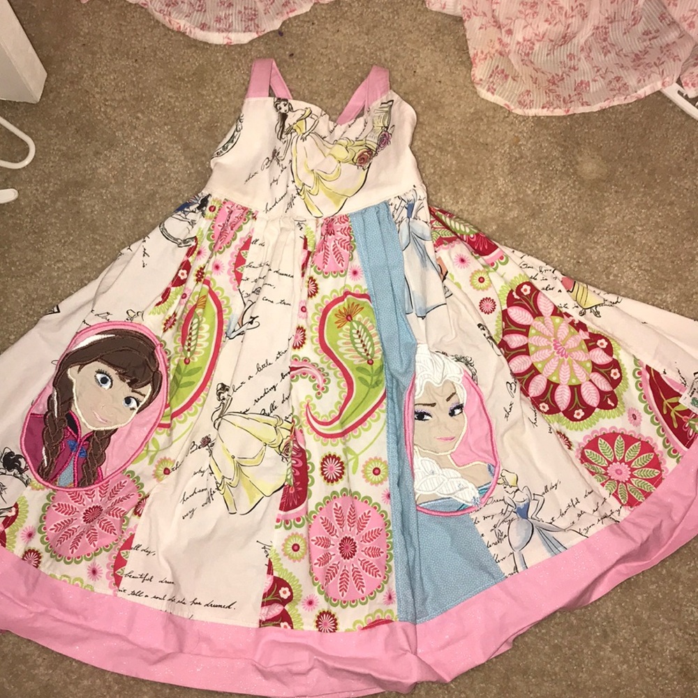 Elsa and Anna custom dress